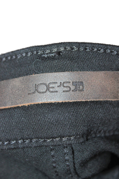 Joes Jeans Mens Straight Black Cotton Blend Jeans Size 31