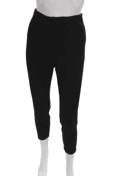 Rachel Zoe Womens Ankle Pull On Pants Black Rayon Size 8