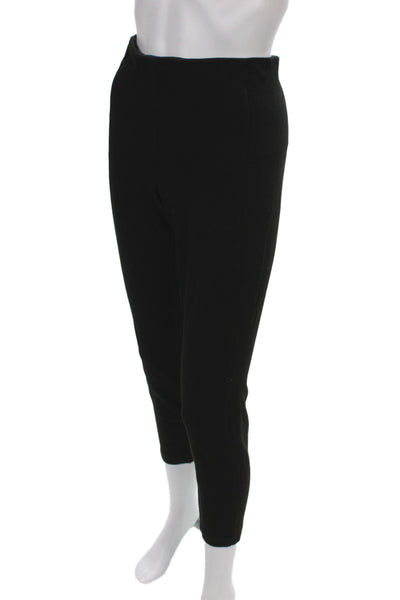 Rachel Zoe Womens Ankle Pull On Pants Black Rayon Size 8