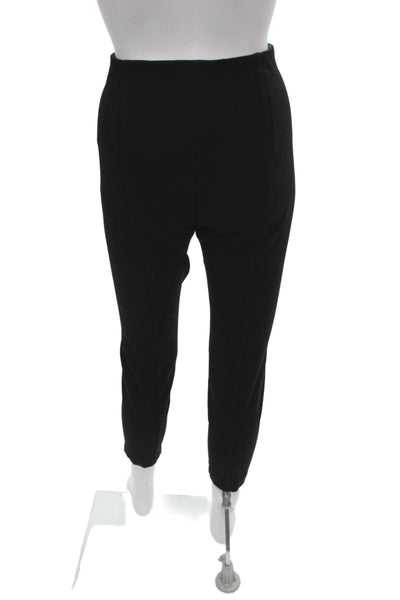 Rachel Zoe Womens Ankle Pull On Pants Black Rayon Size 8