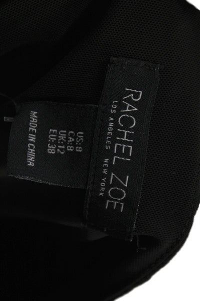 Rachel Zoe Womens Ankle Pull On Pants Black Rayon Size 8