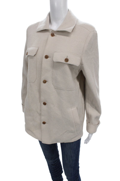 ELEVENTY Women Beige Basic Jacket Long Sleeve Size S