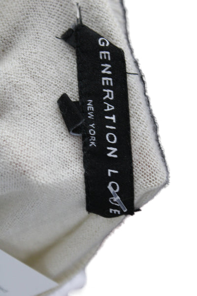 Generation Love Women Ivory Cashmere Pullover Sweater Size XS