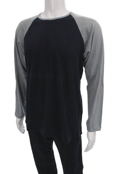 Armani Collezioni Mens Basic Black T-Shirt Size S