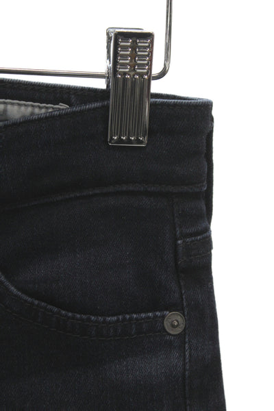 AG Adriano Goldschmied Womens Straight Jeans Blue High Rise Size 25