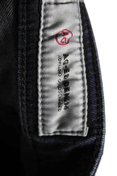 AG Adriano Goldschmied Womens Straight Jeans Blue High Rise Size 25