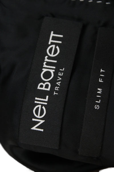 Neil Barrett Mens Military Blazer Black Camo Size 52
