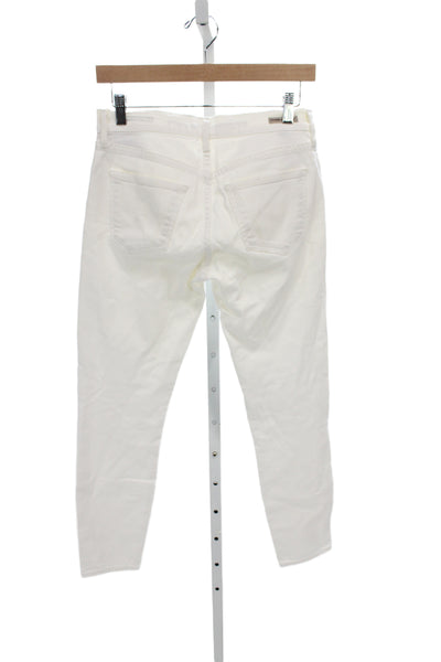 Citizens of Humanity Women Skinny White Cotton Jeans Size 26
