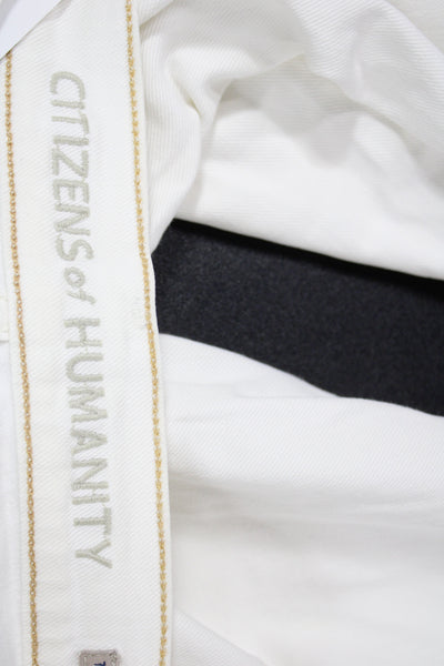 Citizens of Humanity Women Skinny White Cotton Jeans Size 26