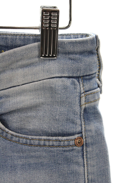 7 For All Mankind Womens Skinny Blue Jeans Size 26