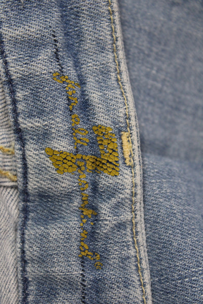 7 For All Mankind Womens Skinny Blue Jeans Size 26