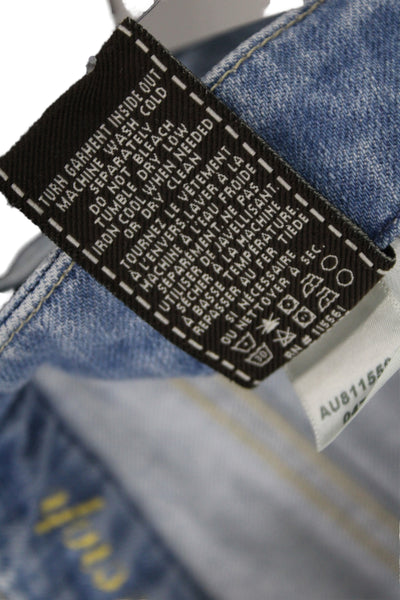 7 For All Mankind Womens Skinny Blue Jeans Size 26