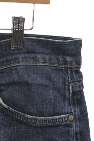 7 For All Mankind Mens Straight Jeans Blue Size 36