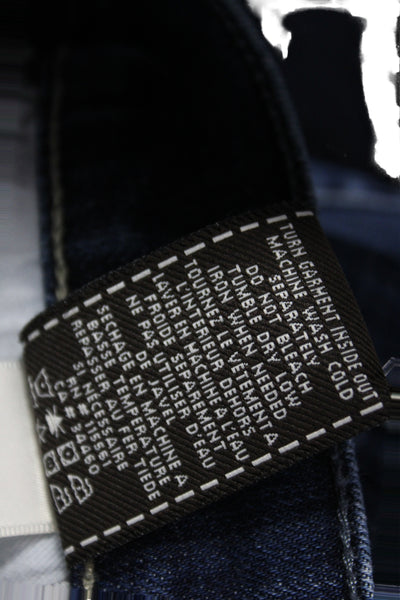 7 For All Mankind Mens Straight Jeans Blue Size 36