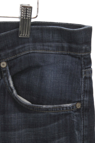 7 For All Mankind Mens Straight Jeans Blue Cotton Size 36