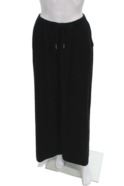 Toccin Womens Black Wool Drawstring Sweatpants Size M