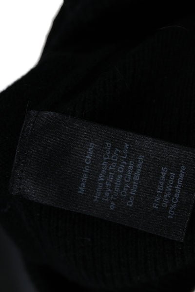 Toccin Womens Black Wool Drawstring Sweatpants Size M