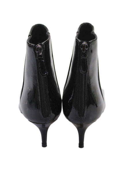 Alexandre Birman Womens Back Zip Stiletto Pointed Toe Booties Black Size 38