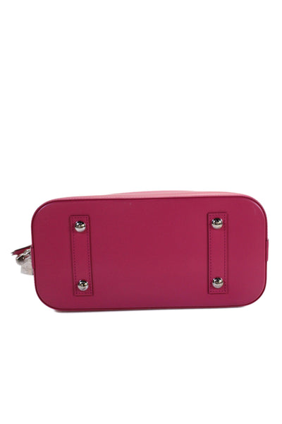 Louis Vuitton Womens Epi Leather Almna PM Shoulder Handbag Fuschia Pink