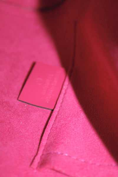 Louis Vuitton Womens Epi Leather Almna PM Shoulder Handbag Fuschia Pink