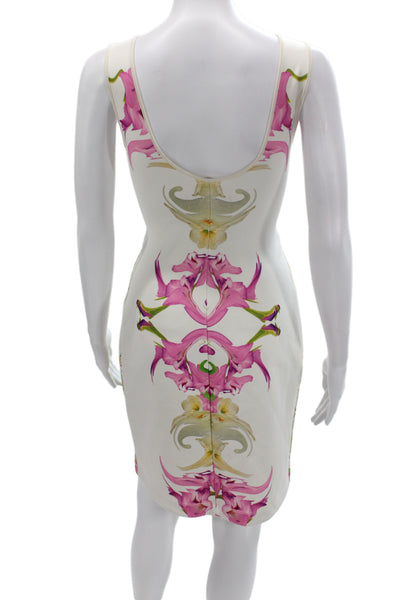 Clover Canyon Womens Multicolor Floral Sheath Dress Sleeveless Size L