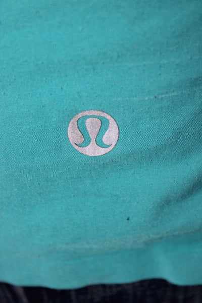 Lululemon Womens Green Scoop Neck Cotton Tank Basic Athleisure Size 4