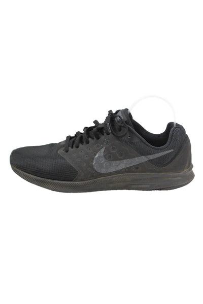Nike Mens Lace Up Knit Logo Down Shifter 7 Running Sneakers Black Size 10.5