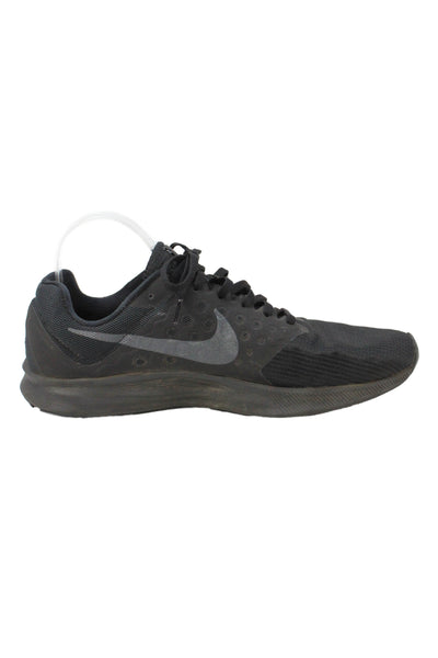 Nike Mens Lace Up Knit Logo Down Shifter 7 Running Sneakers Black Size 10.5