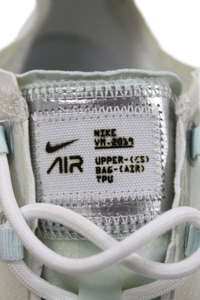 Nike Womens Lace Up Logo Mesh Vapor Max Running Sneakers White Size 7.5