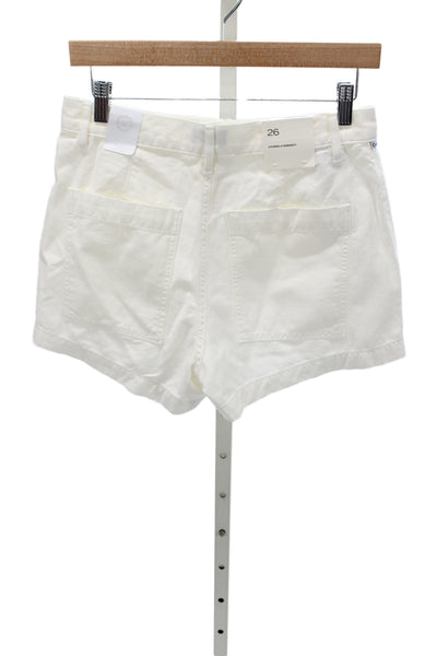 Citizens of Humanity Womens Utility White Shorts Regenerative Cotton Size 26