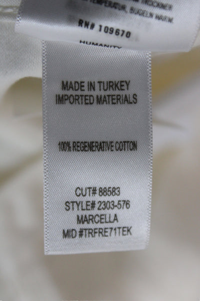 Citizens of Humanity Womens Utility White Shorts Regenerative Cotton Size 26