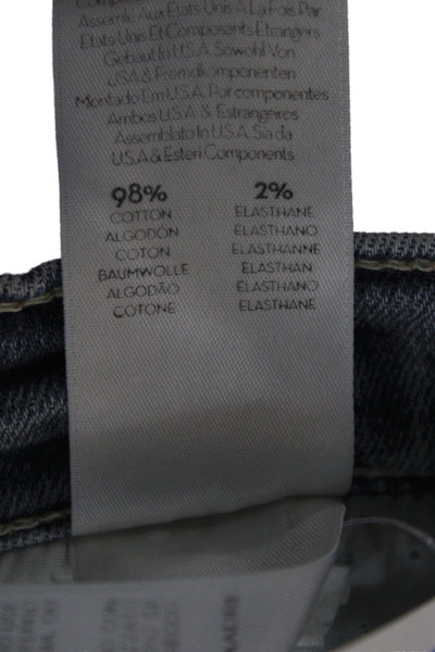 Mother Womens Ankle Blue Mid Rise Cotton Jeans 26in Inseam Size 25