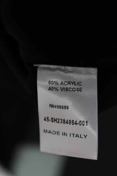 Todd Snyder Men Collared Button-Up Shirt Black Long Sleeve Size M