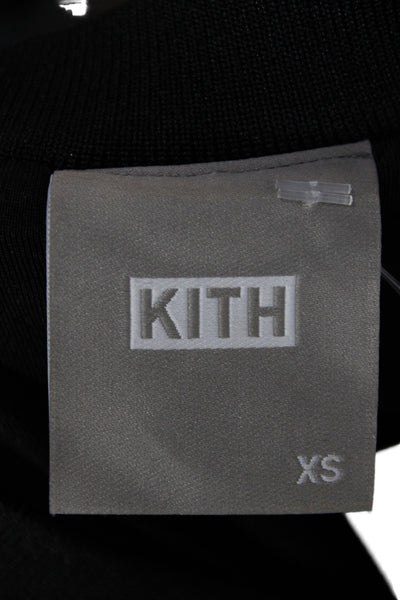 Kith Women Cropped Black Nylon V-Neck Sleeveless Tank Pullover Size XS