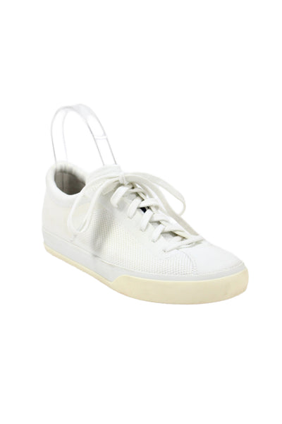 Rothys Womens Low Top Lace Up Walking Sneakers White Size 8