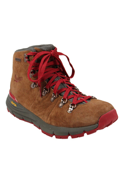 Danner Womens Suede Lace Up Mountain 600 Ankle Boots Brown Red Size 8.5