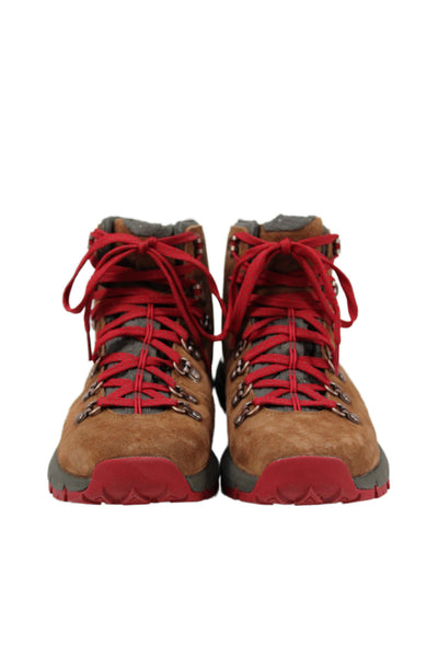 Danner Womens Suede Lace Up Mountain 600 Ankle Boots Brown Red Size 8.5