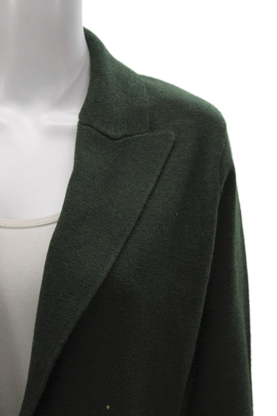 six/fifty Womens Basic Jacket Green Long Sleeve 88% Polyester Size S