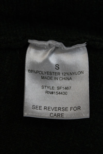 six/fifty Womens Basic Jacket Green Long Sleeve 88% Polyester Size S