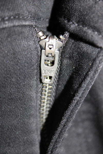 J Crew Women Black Skinny Jeans Mid Rise 24 Inseam Size 29