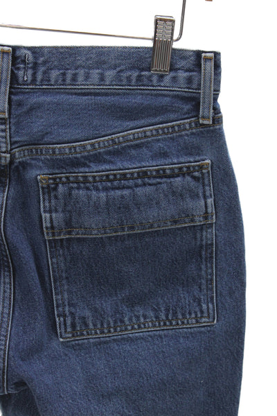Agolde Women Straight Blue Mid Rise Jeans Size 27