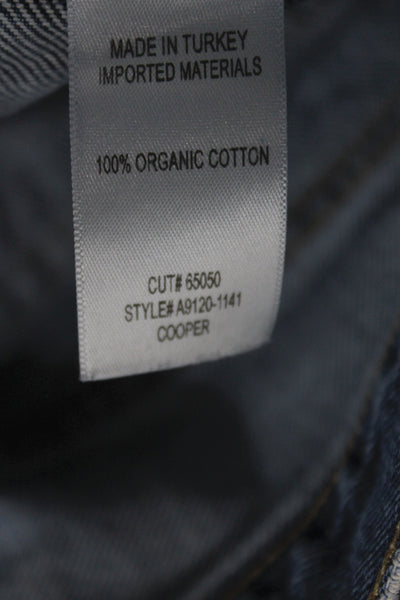 Agolde Women Straight Blue Mid Rise Jeans Size 27