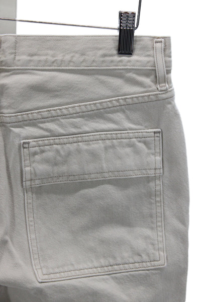 Agolde Women Cargo Pants Beige Organic Cotton Button Closure Size 27
