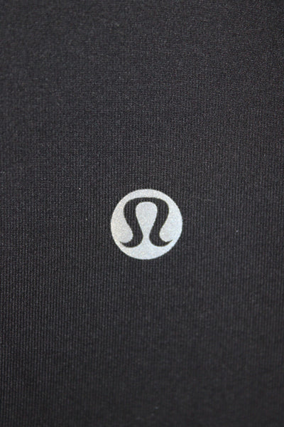 Lululemon Womens Spandex Racer Back Sports Bra Black Size XS