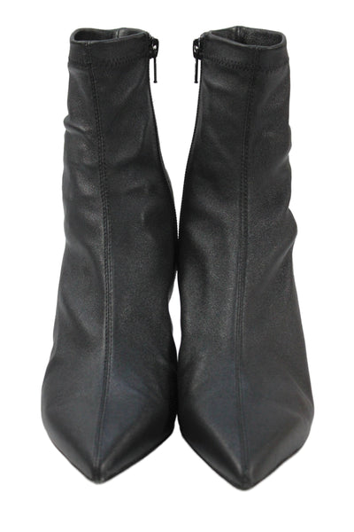 Rag & Bone Women's Pointed Toe Zip Closure Ankle Boots Black Size 37