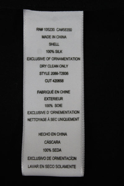 Joie Womens Silk Halter Camisole Black Tie Boho Size S