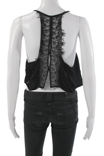 Zara Woman Women Black V-Neck Sleeveless Camisole Boho Summer Size S