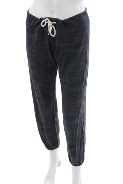 Monrow Womens Camo Gray Jogger Pants Drawstring Size XS