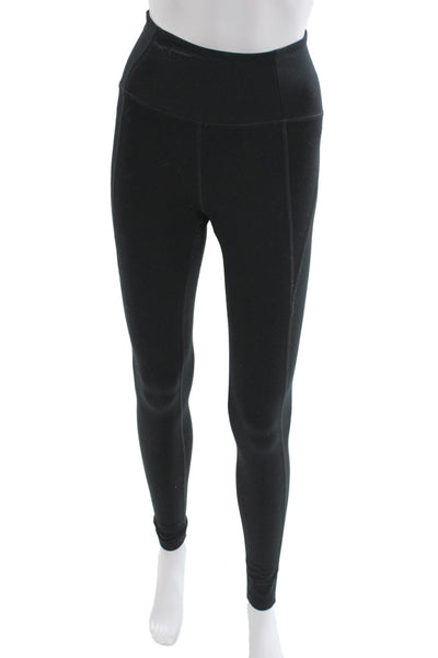 Girlfriend Collective Womens Black Ankle Leggings Recycled Polyester Size XS