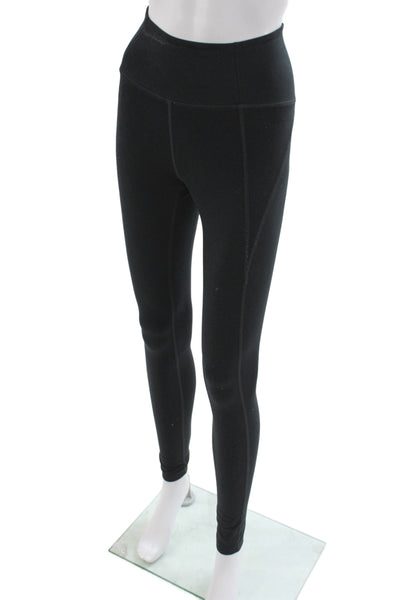 Girlfriend Collective Womens Black Ankle Leggings Recycled Polyester Size XS